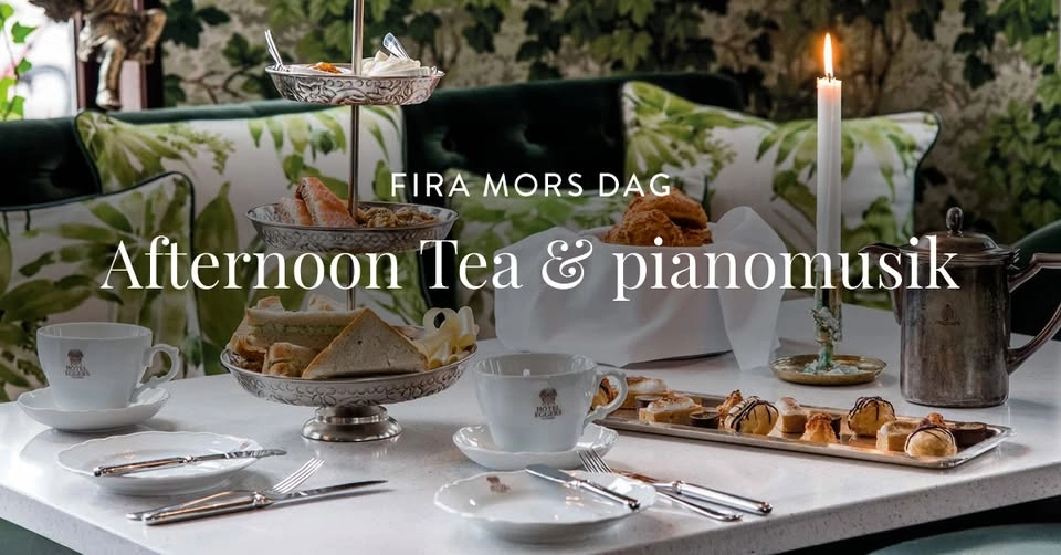 Mors dag på Eggers – Afternoon Tea & pianomusik