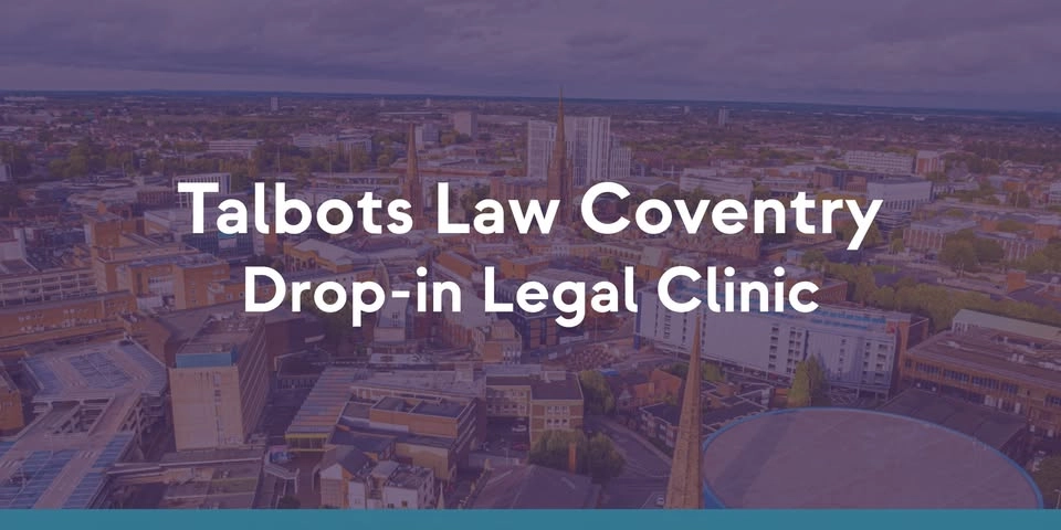Talbots Law Free Legal Guidance Drop-In Session