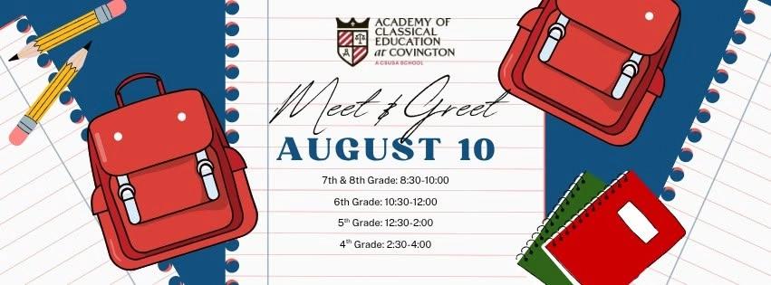 August 10th Meet & Greet