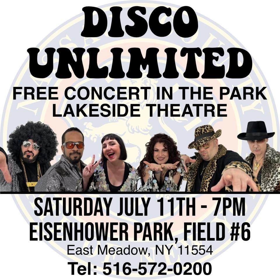 Free Concert in the Park! Disco Unlimited at Eisenhower Park (East Meadow, NY)