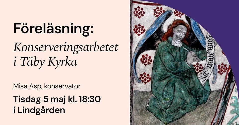 Föreläsning: Konserveringsarbetet i Täby kyrka