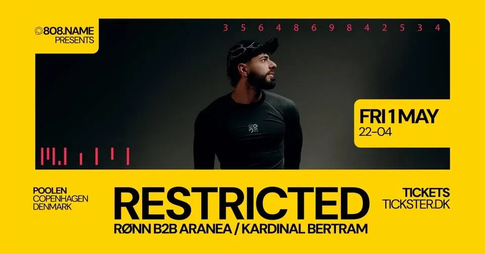 RESTRICTED - POOLEN Copenhagen - FRIDAY MAY 1st
