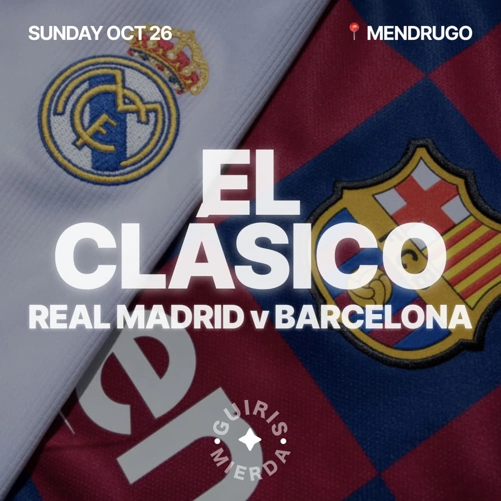 El Clasico ⚽️ | Real Madrid vs Barcelona