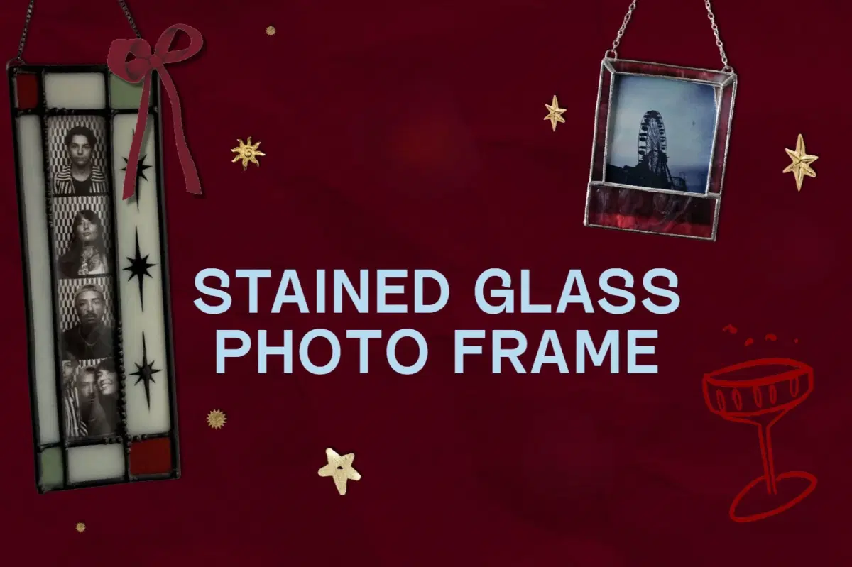4th of April STAINED GLASS PHOTOFRAME