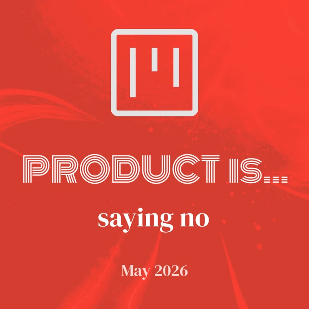 Product is... Saying No