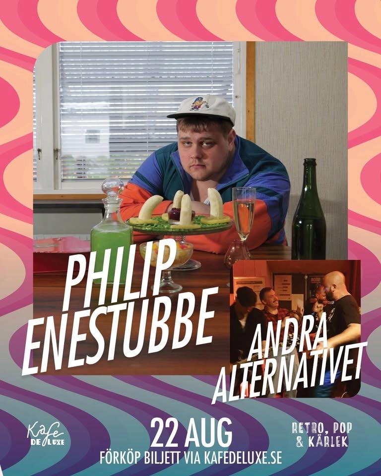 Philip Enestubbe + Andra Alternativet live på Kafé de luxe