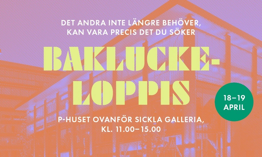 Bakluckeloppis i Sickla