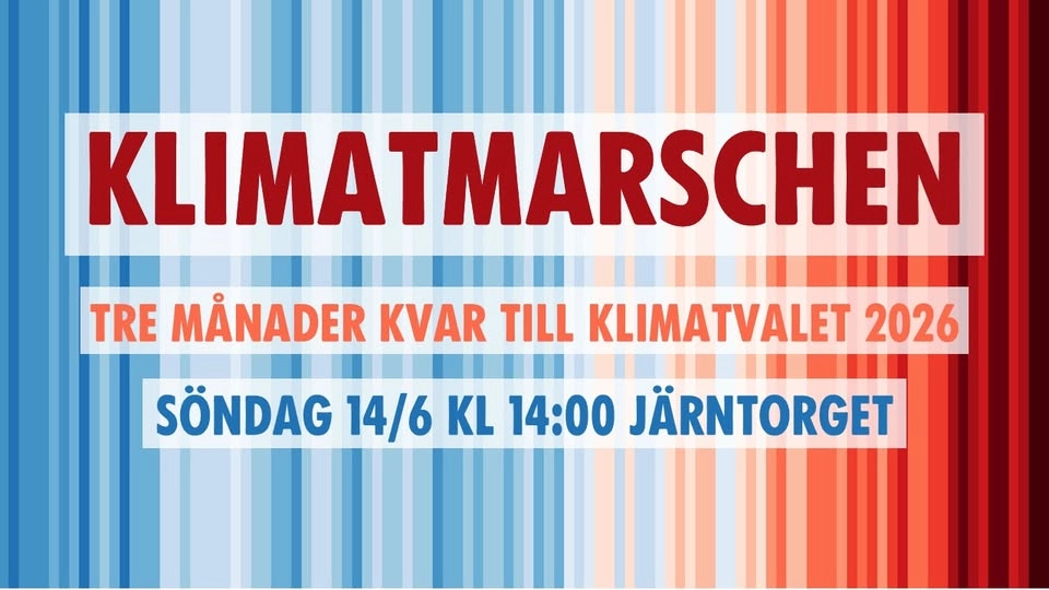 GBG Klimatmarsch! Tre månader kvar till klimatvalet