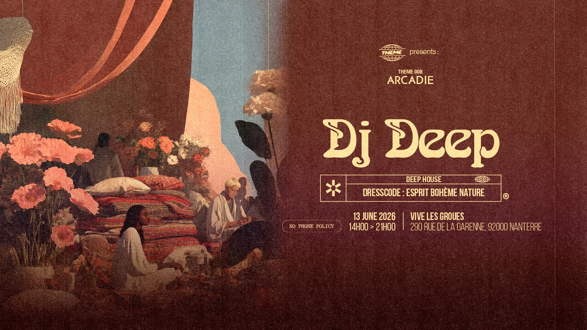 Daytime OPEN AIR - DJ Deep - Arcadie - THEME 008