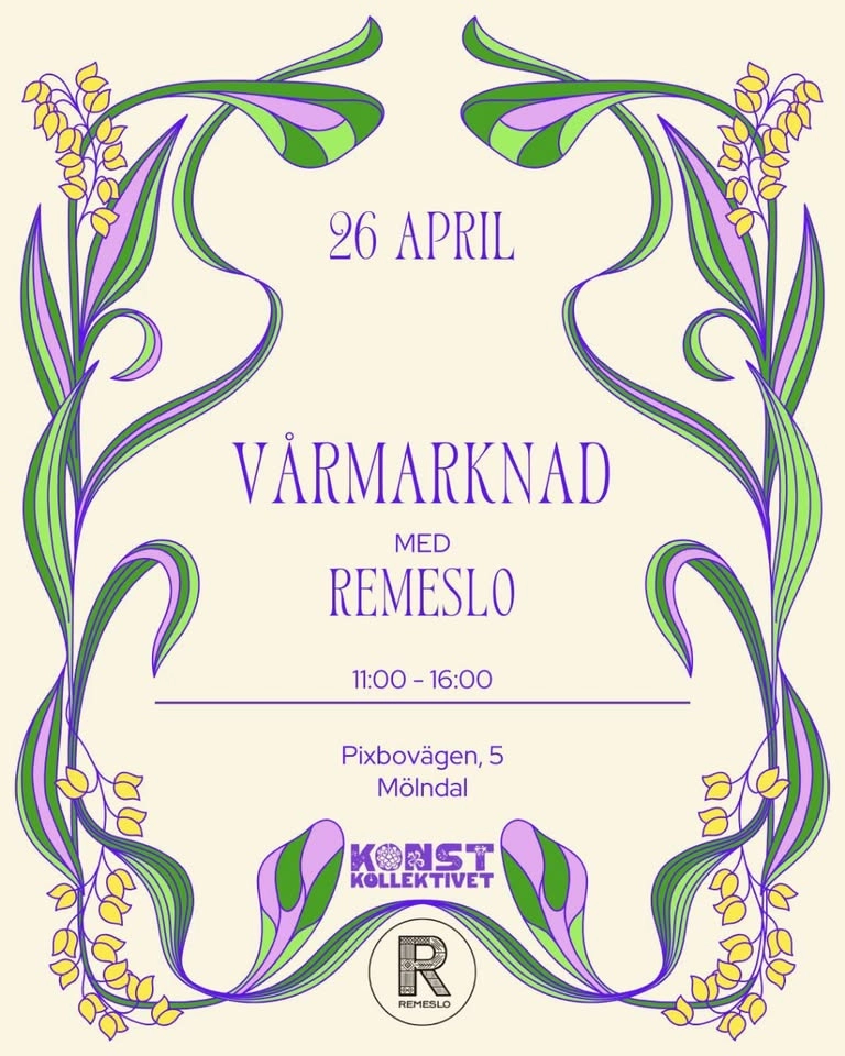 Vårmarknad: utställning av konst- och hantverksmästare