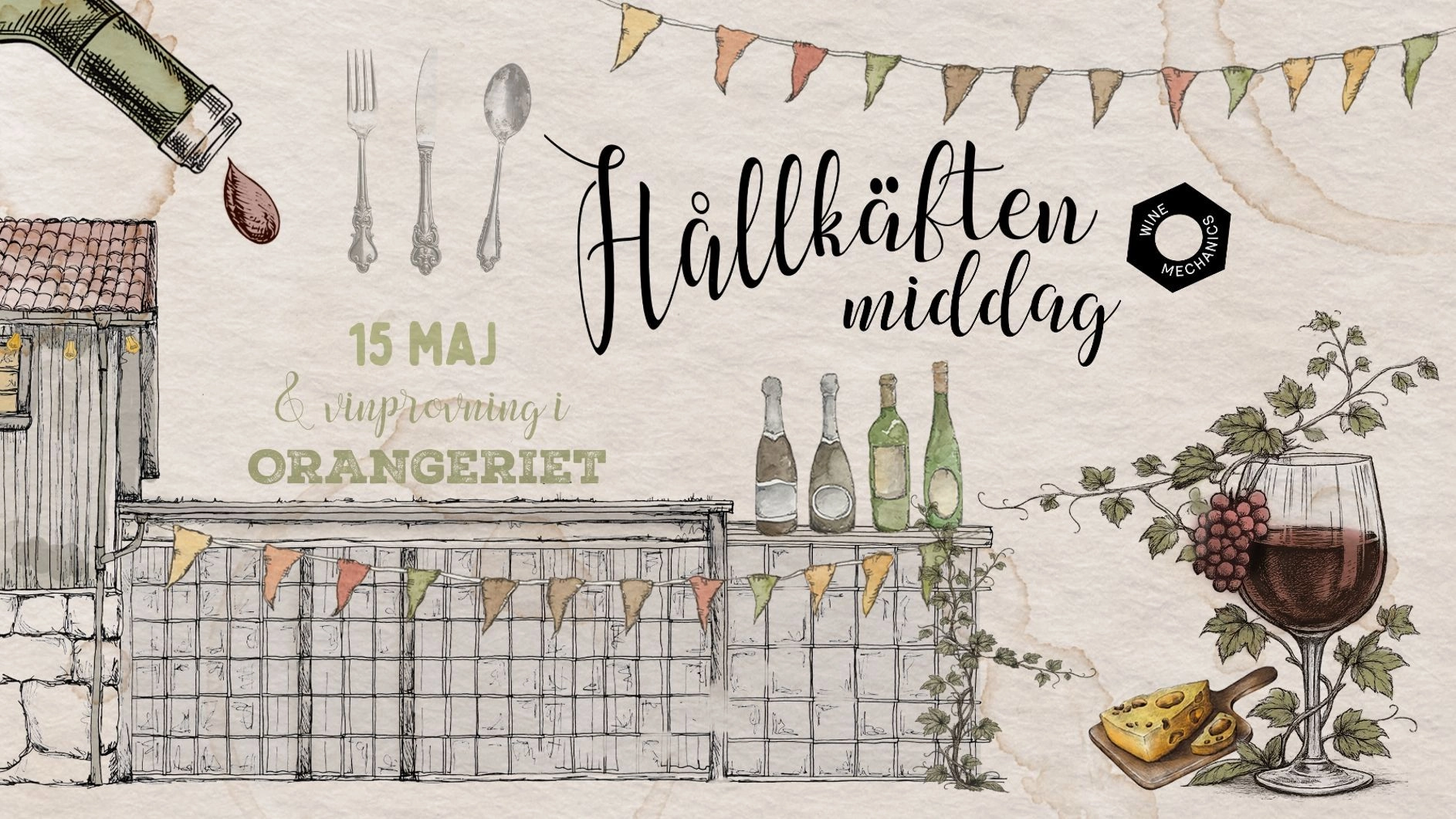 Håll-käften-middag med Wine Mechanics