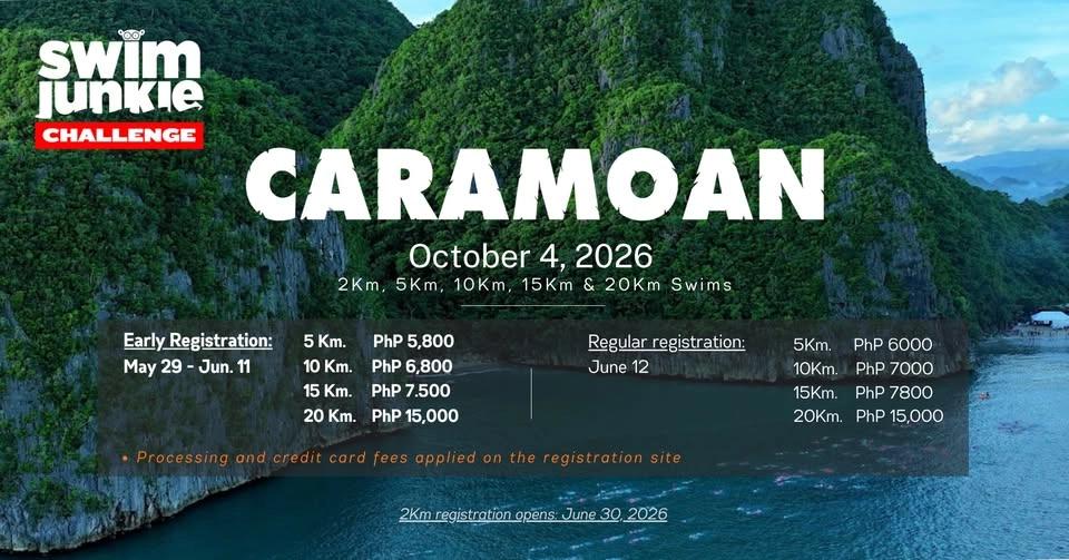Swimjunkie Challenge: CARAMOAN 2026 (10th Year!)