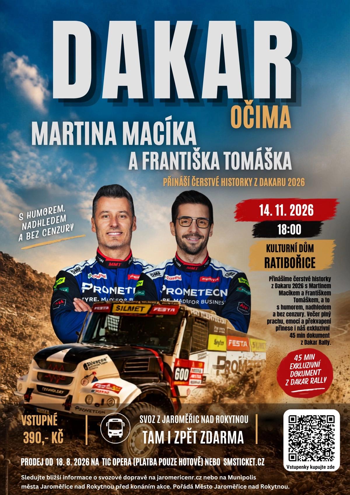 Dakar očima Martina Macíka a Františka Tomáška