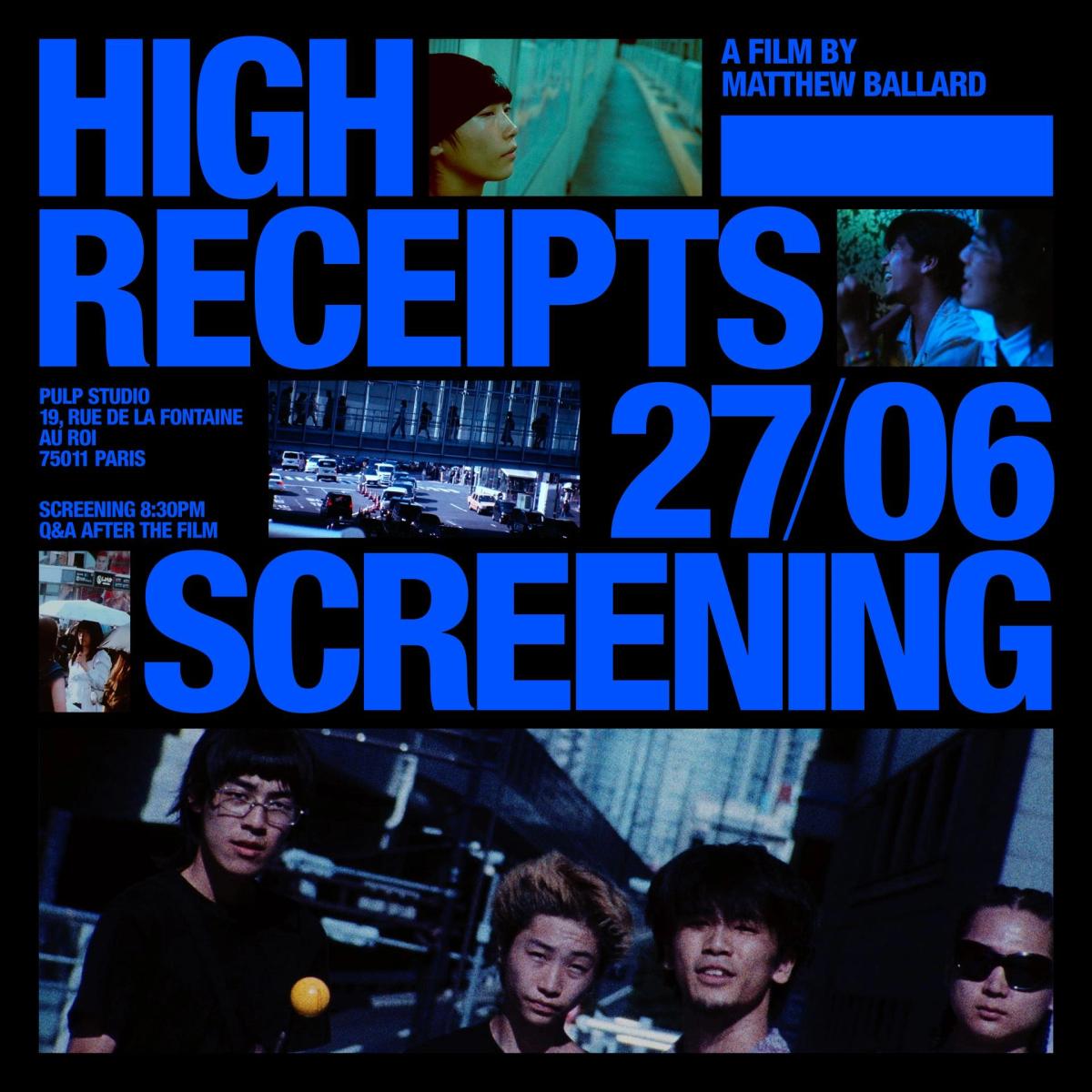 High Receipts Screening