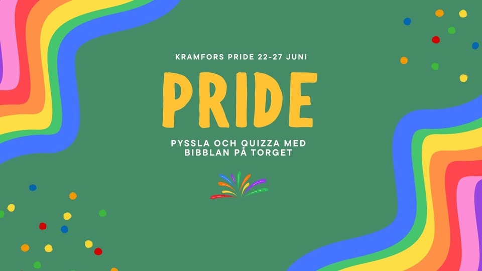 Pride 2026: Pyssla och quizza på torget