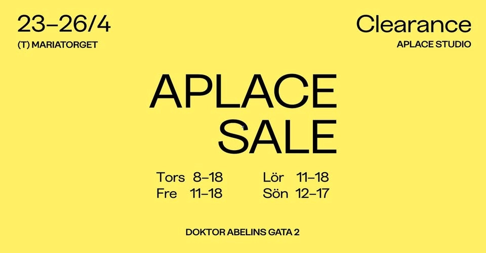 APLACE Clearance Sale