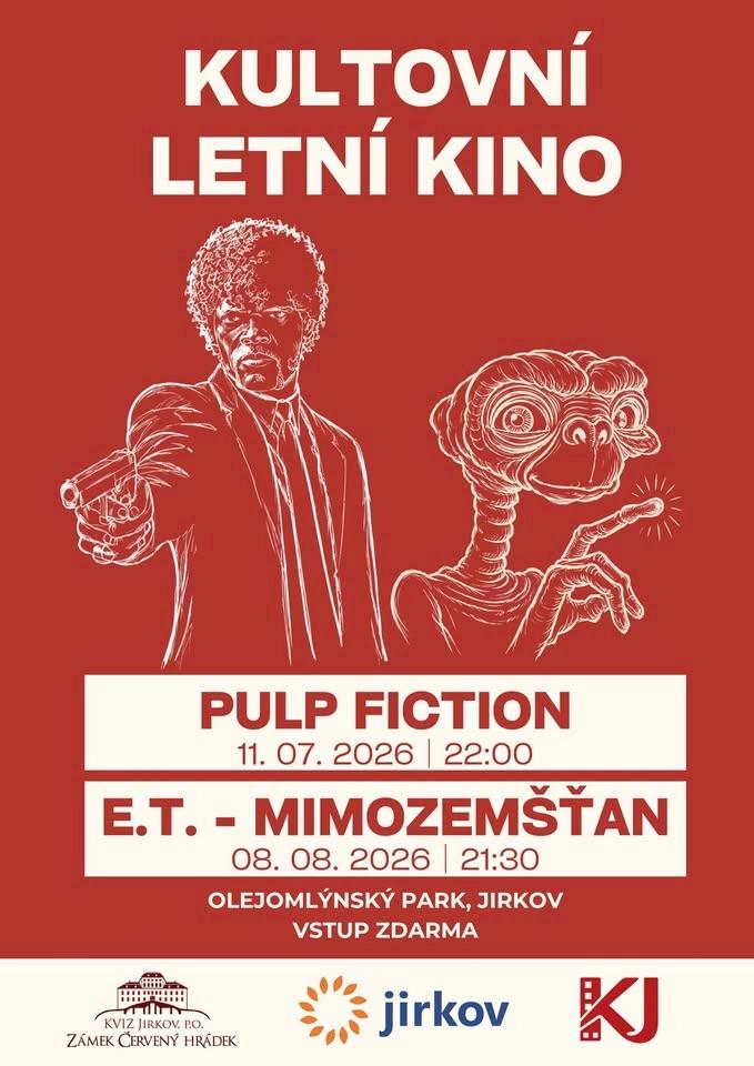 🎬 KULTOVNÍ LETNÍ KINO V JIRKOVĚ 🌙🍿