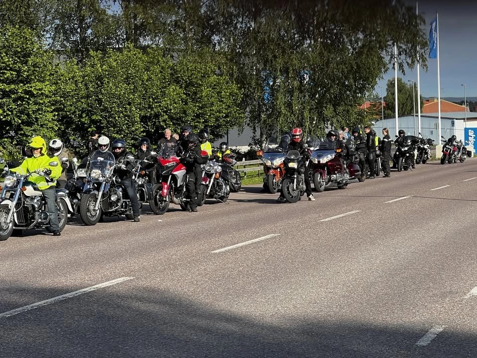 Tisdagstur på motorcykel!