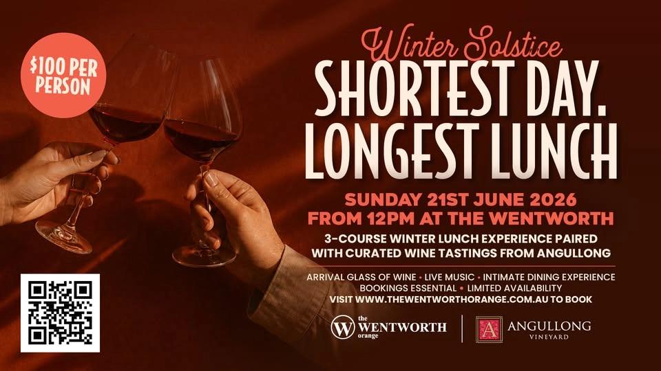 Shortest Day. Longest Lunch X Angullong Wines