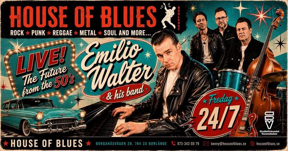 24/7 House of Rock n Roll presenterar Emilio Walter,