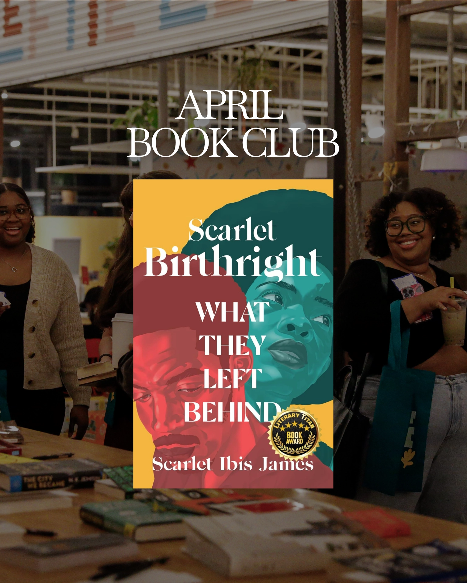Thickerplots Book Club: What They Left Behind x Scarlet Ibis James