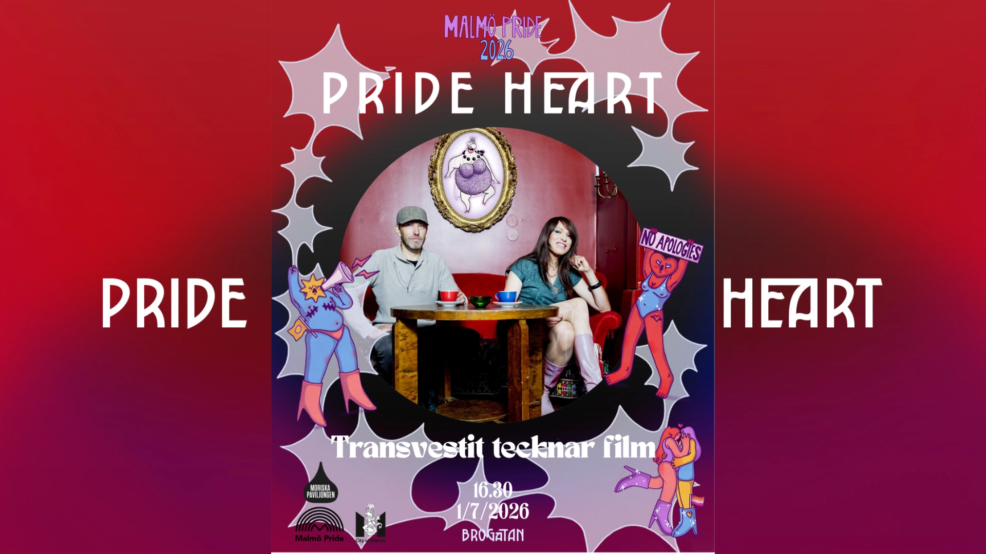 PRIDE HEART: Transvestit tecknar film