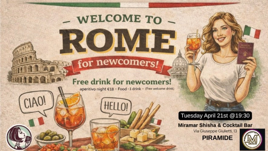 #RomeExpats: Tuesday International Aperitivo | Piramide