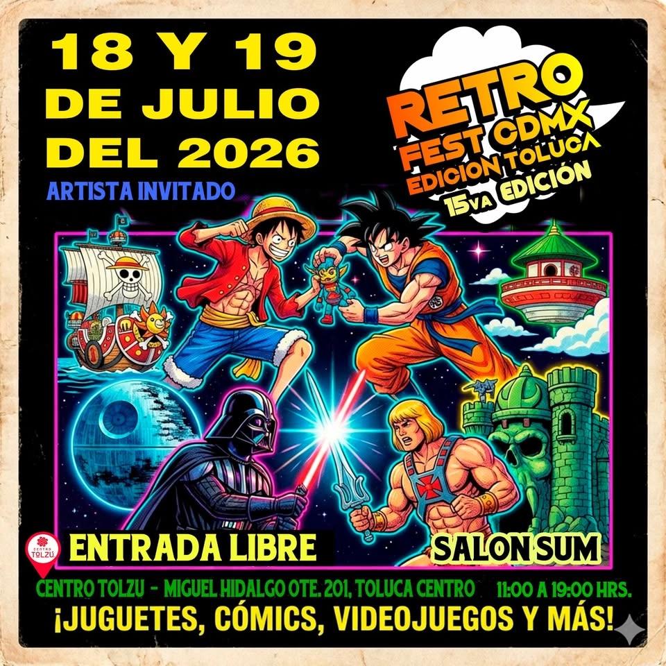 RETRO FEST CDMX - EXPO COLECCIONABLES RETRO 2026