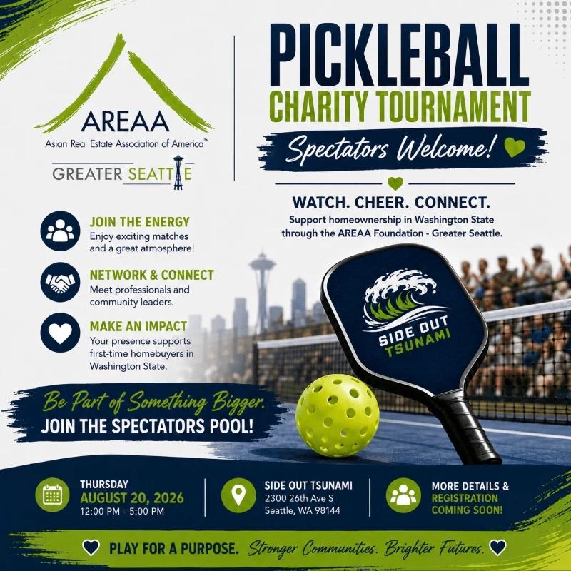 AREAA Pickleball Charity Tournament 2026- Spectator Admission