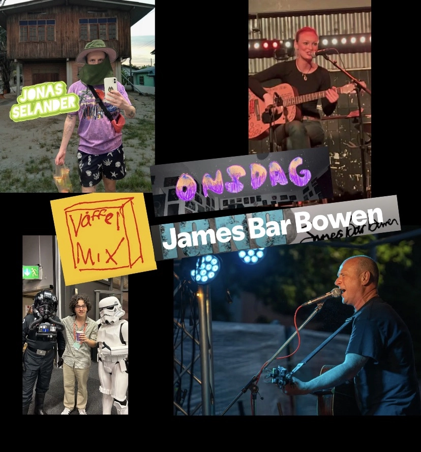 JAMES BAR BOWEN, JONAS SELANDER, ONSDAG AND VÅFFELMIX live at PARKEN SÖDER