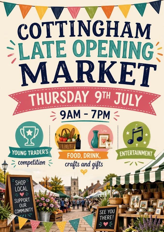Cottingham Late Opening Market & NMTF Young Trader’s