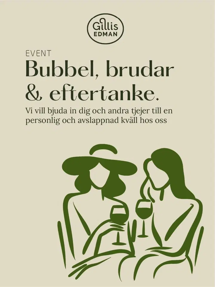 Brudar, bubbel och eftertanke