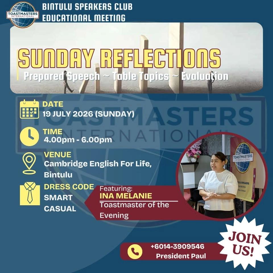 Bintulu Speakers Club - Educational Meeting