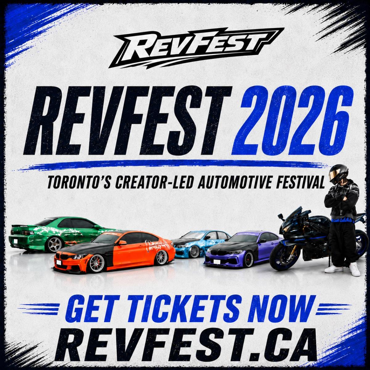 RevFest Toronto 2026 — Toronto's Newest & Largest Creator Led Car & Motorcycle Festival