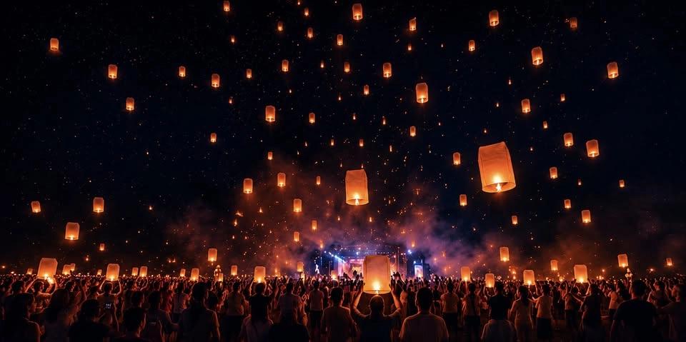 Cleveland Sky Lantern Festival by Ascent