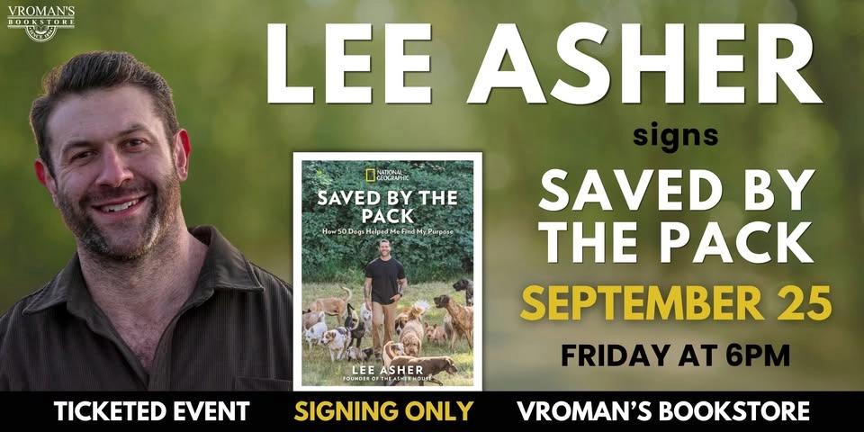 TICKETED - Lee Asher signs Saved by the Pack