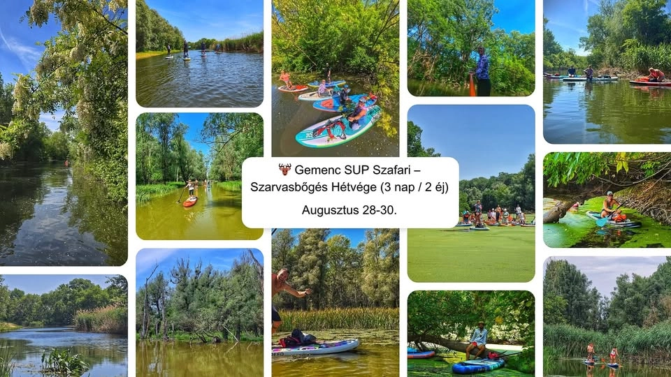 Gemenc SUP Szafari-Szarvasbőgés Hétvége / 3 nap 2 éjszaka/