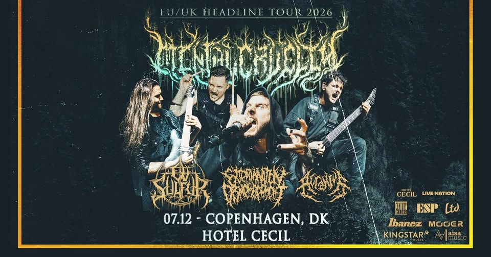 Mental Cruelty - Europe 2026 Tour