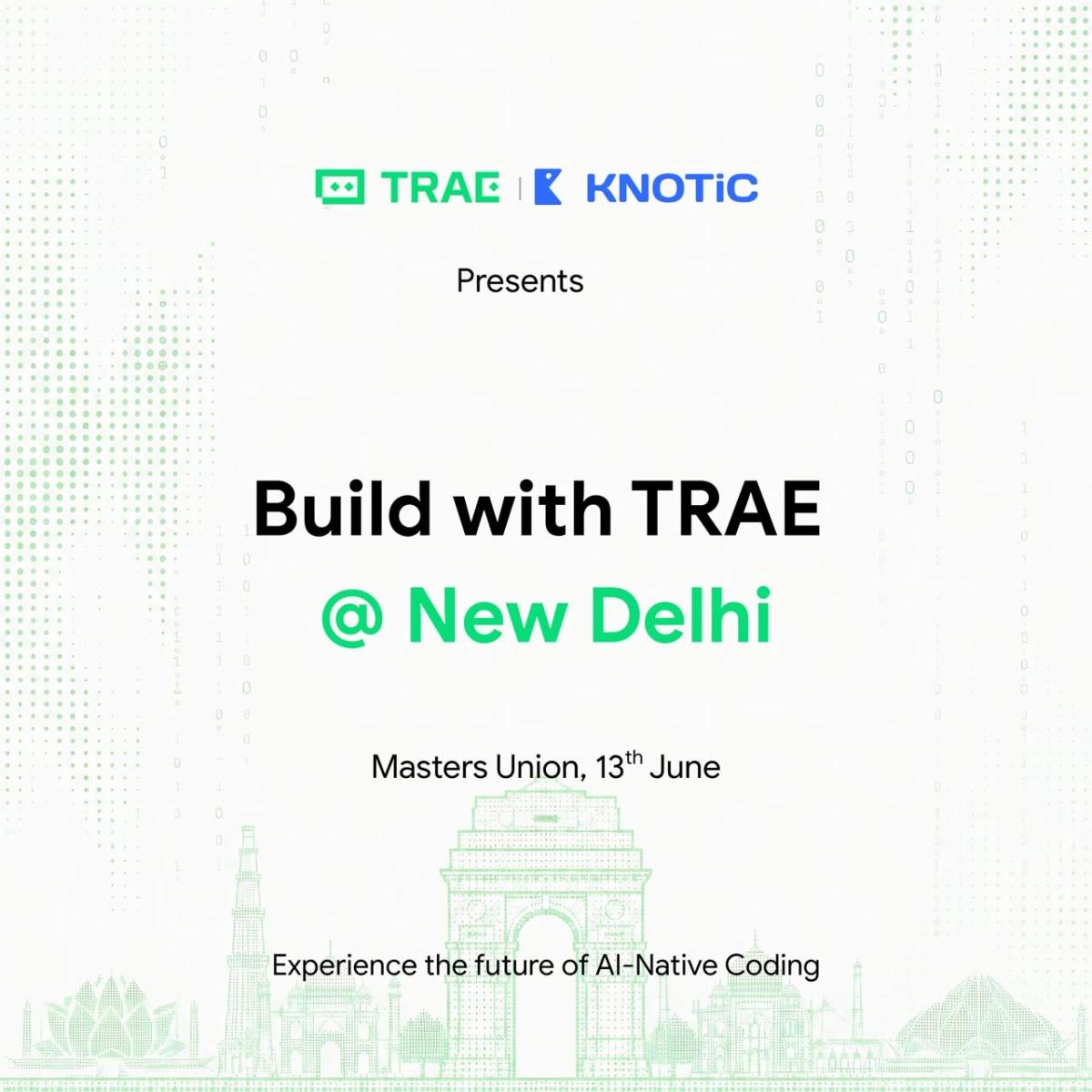 Build With TRAE @ New Delhi