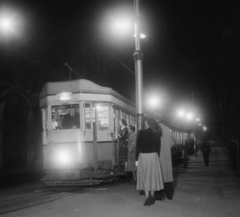 Trams After Dark