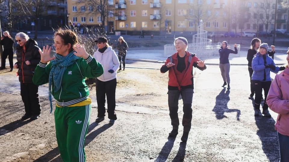 Generationszumba i Svandammsparken