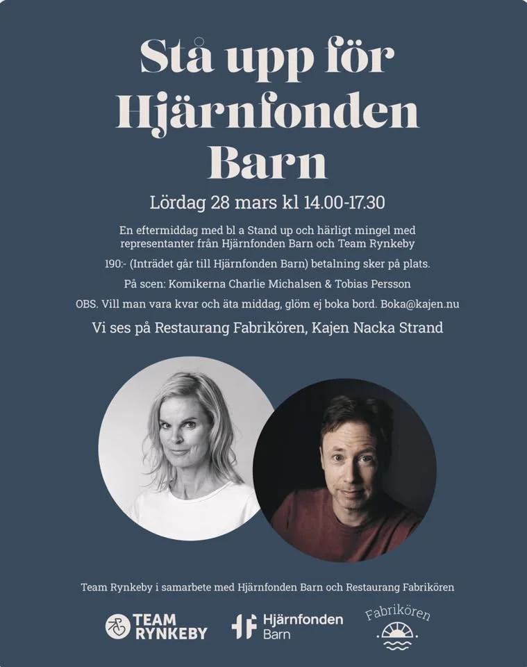 Stand Up för Hjärnfonden ⭐️
