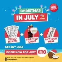 Xmas In July 25/07 - Buzz Bingo Bexleyheath