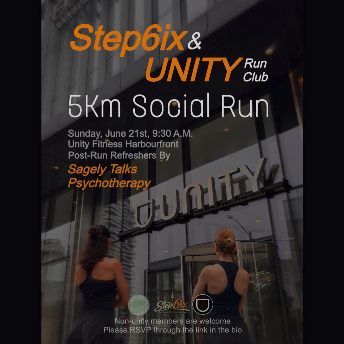 STEP6IX × UNITY RUN CLUB: 5km Social Run