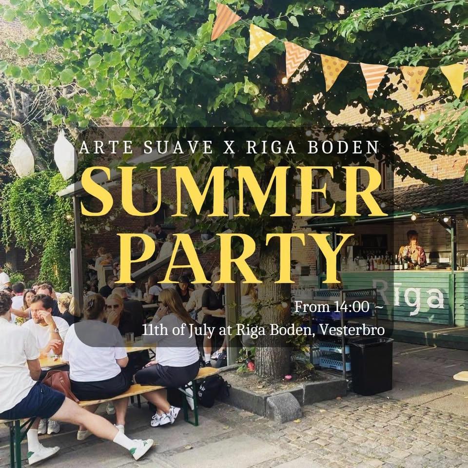 Arte Suave Summer Party at Riga Boden