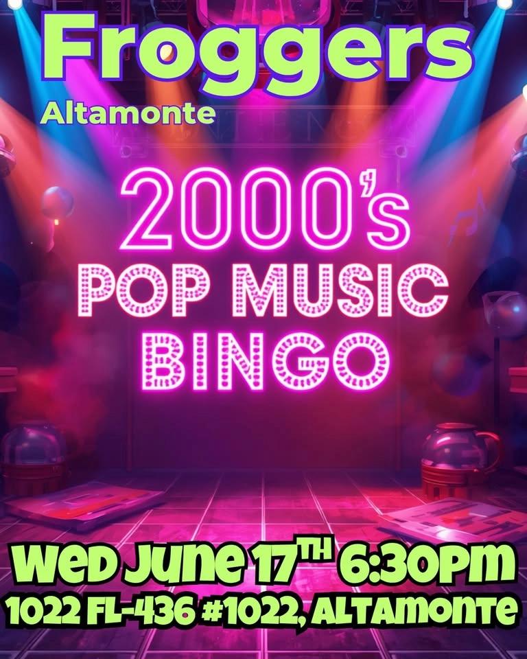 2000's Pop Music Bingo @ Froggers Altamonte