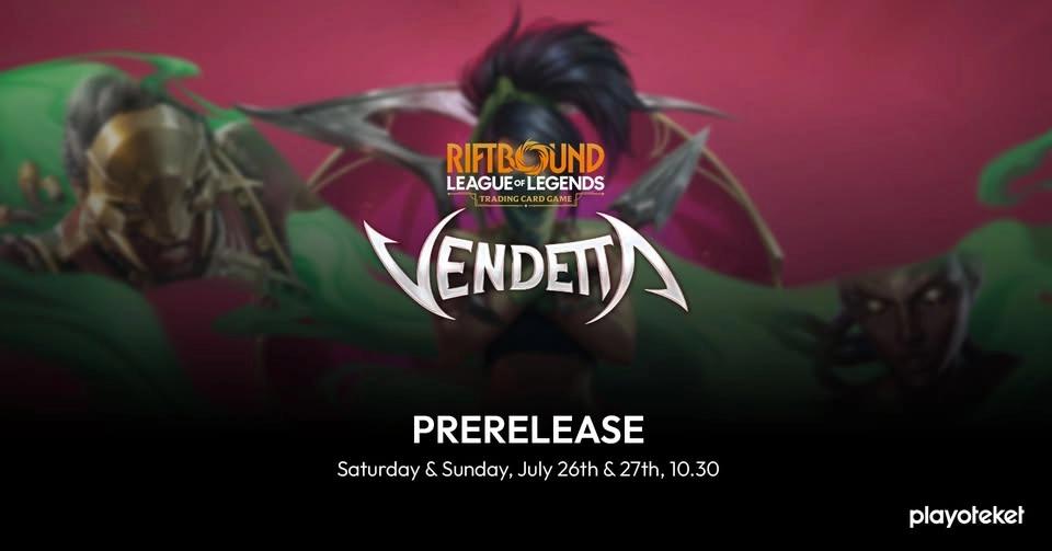 Riftbound: Vendetta Prerelease Lördag & Söndag
