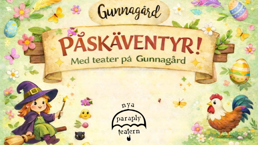 Påskäventyr med teater på Gunnagård