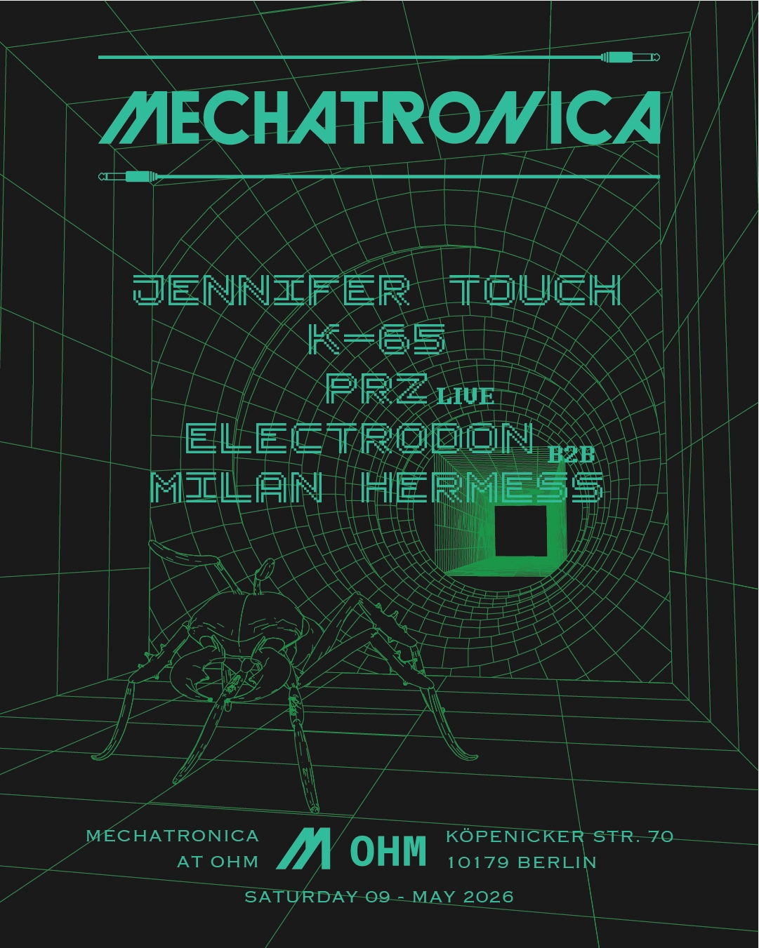 Mechatronica with K-65, Jennifer Touch & PRZ (Live)