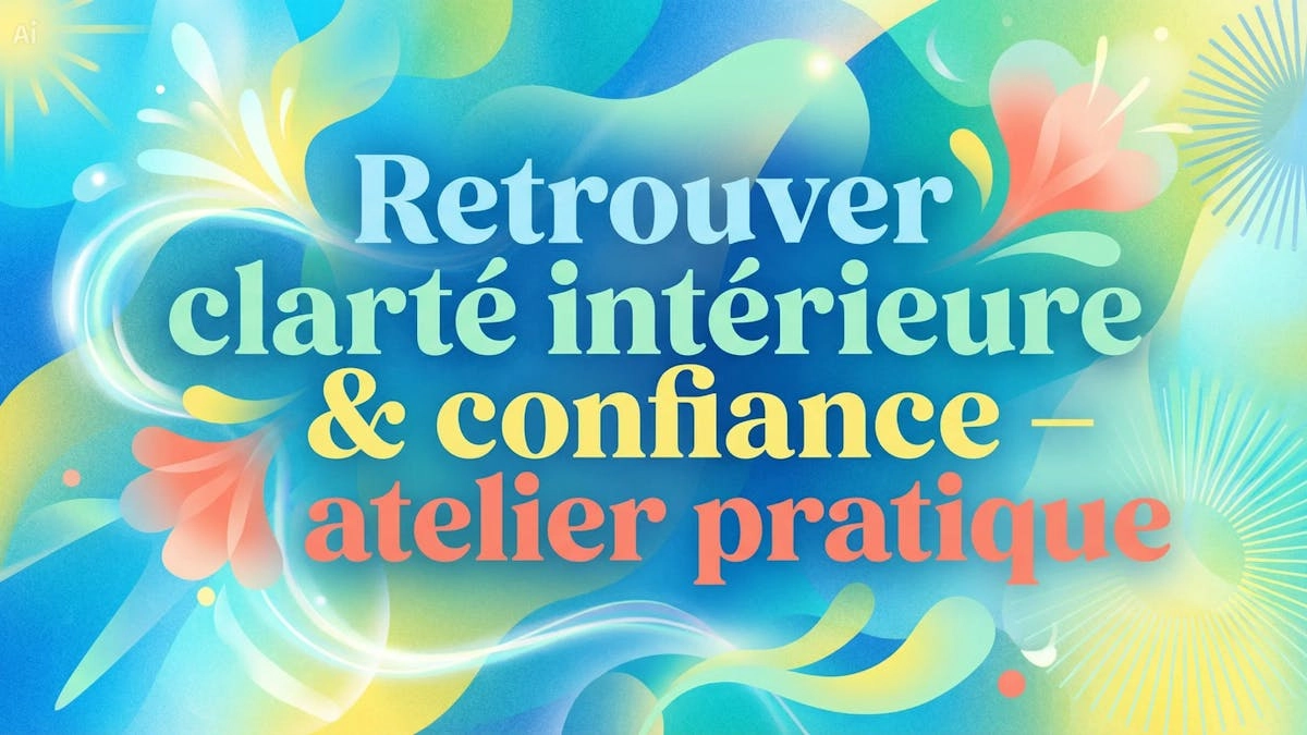Retrouver clartĂ© intĂ©rieure & confiance â atelier pratique